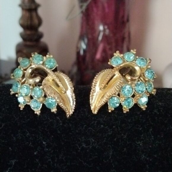 Vintage Clip Earrings  - Picture 1 of 4